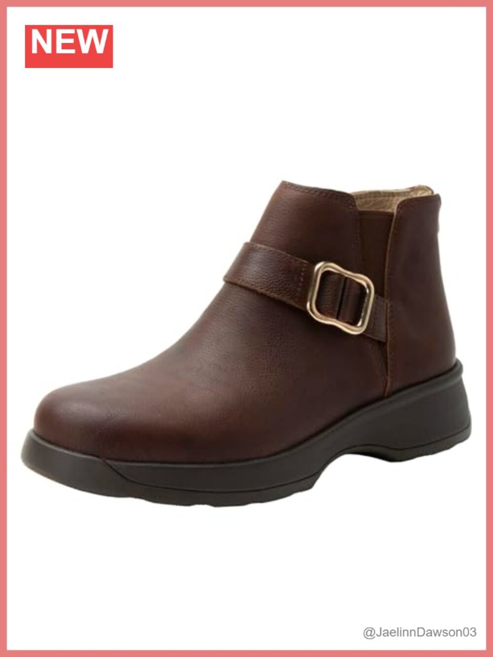 Alegria Jerica Women's Leather Ankle Boots Zip Buckle Slip Resistant Comfort